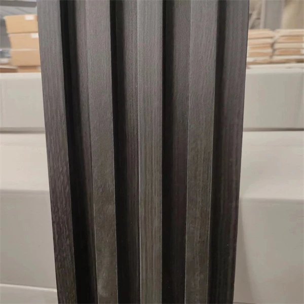 Indoor Wpc Synthetic Wooden Grain Wall Panel